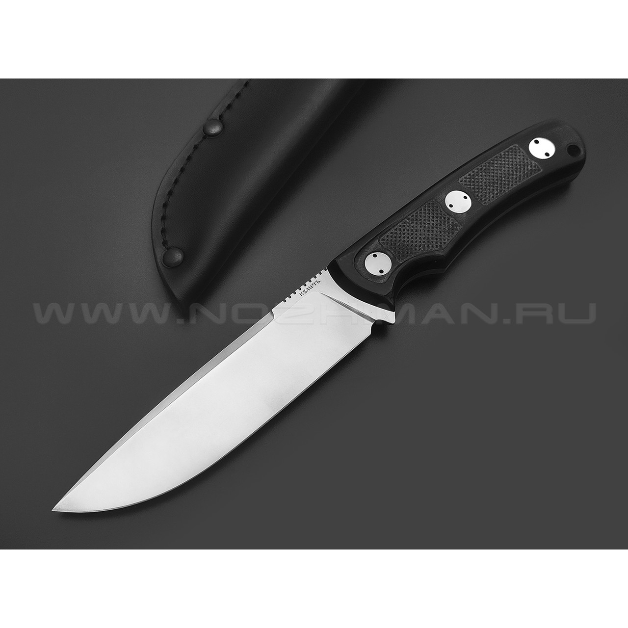 Кметь нож Акула сталь 95Х18, рукоять G10 black