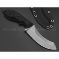 Волчий Век нож Кондрат 10 сталь 95Х18 WA beadblast, рукоять G10 black с резьбой
