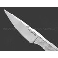 Волчий Век нож скелетный Мини МасичЬка сталь 95Х18 WA satin, рукоять Сталь