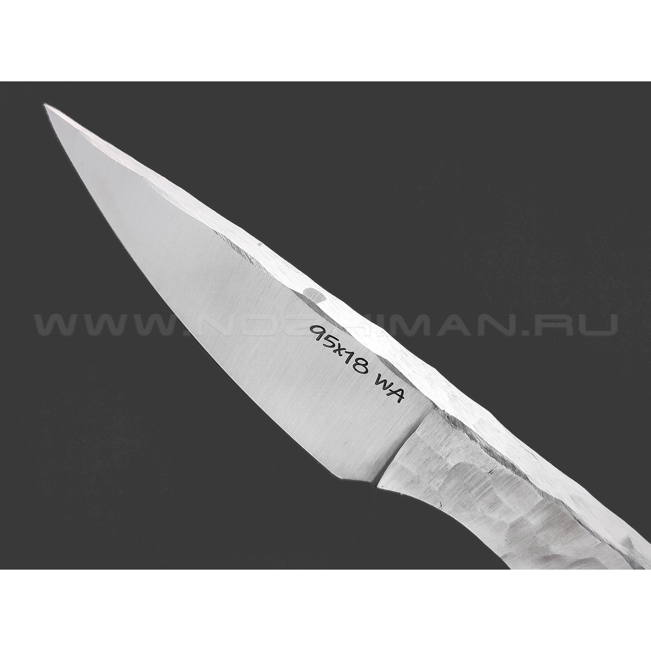 Волчий Век нож скелетный Мини МасичЬка сталь 95Х18 WA satin, рукоять Сталь