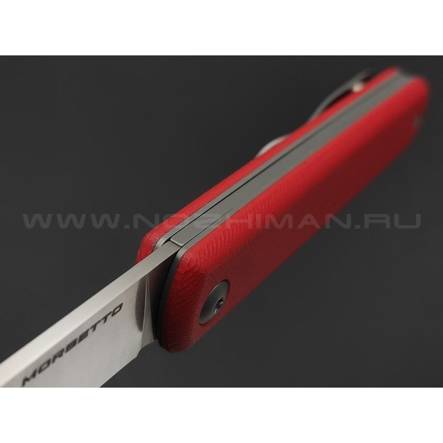 Mr.Blade складной нож Morsetto сталь VG-10, рукоять G10 red