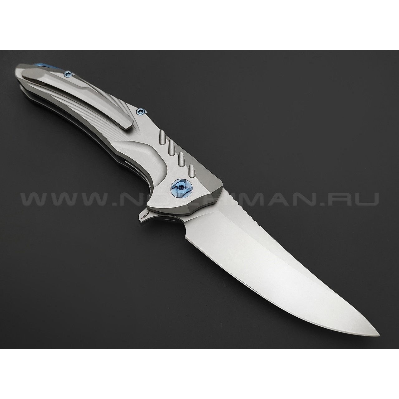 Knife Tech нож Pegasus Ограниченная Серия сталь M390, рукоять Титан TC4 серый