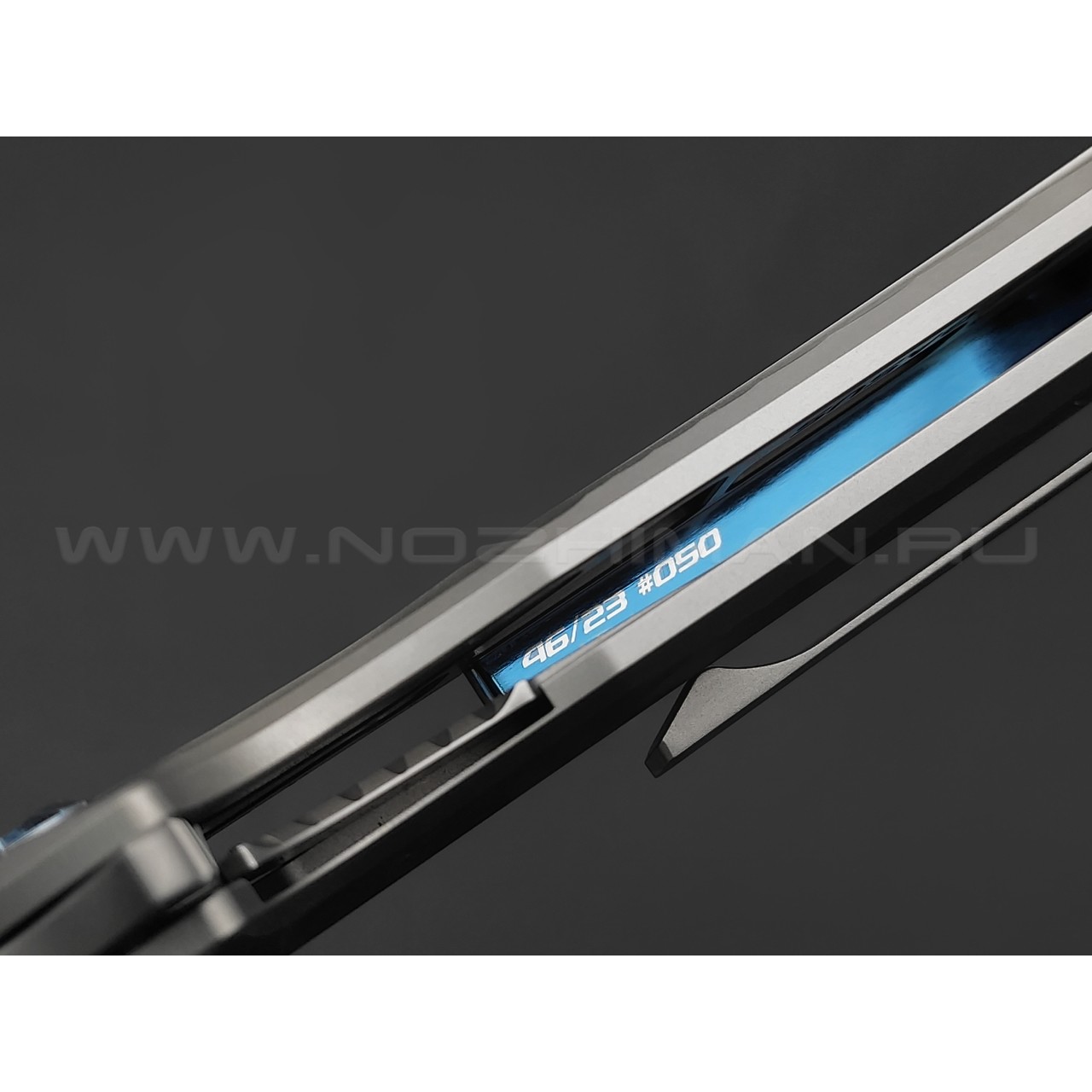 Knife Tech нож Pegasus Ограниченная Серия сталь M390, рукоять Титан TC4 серый