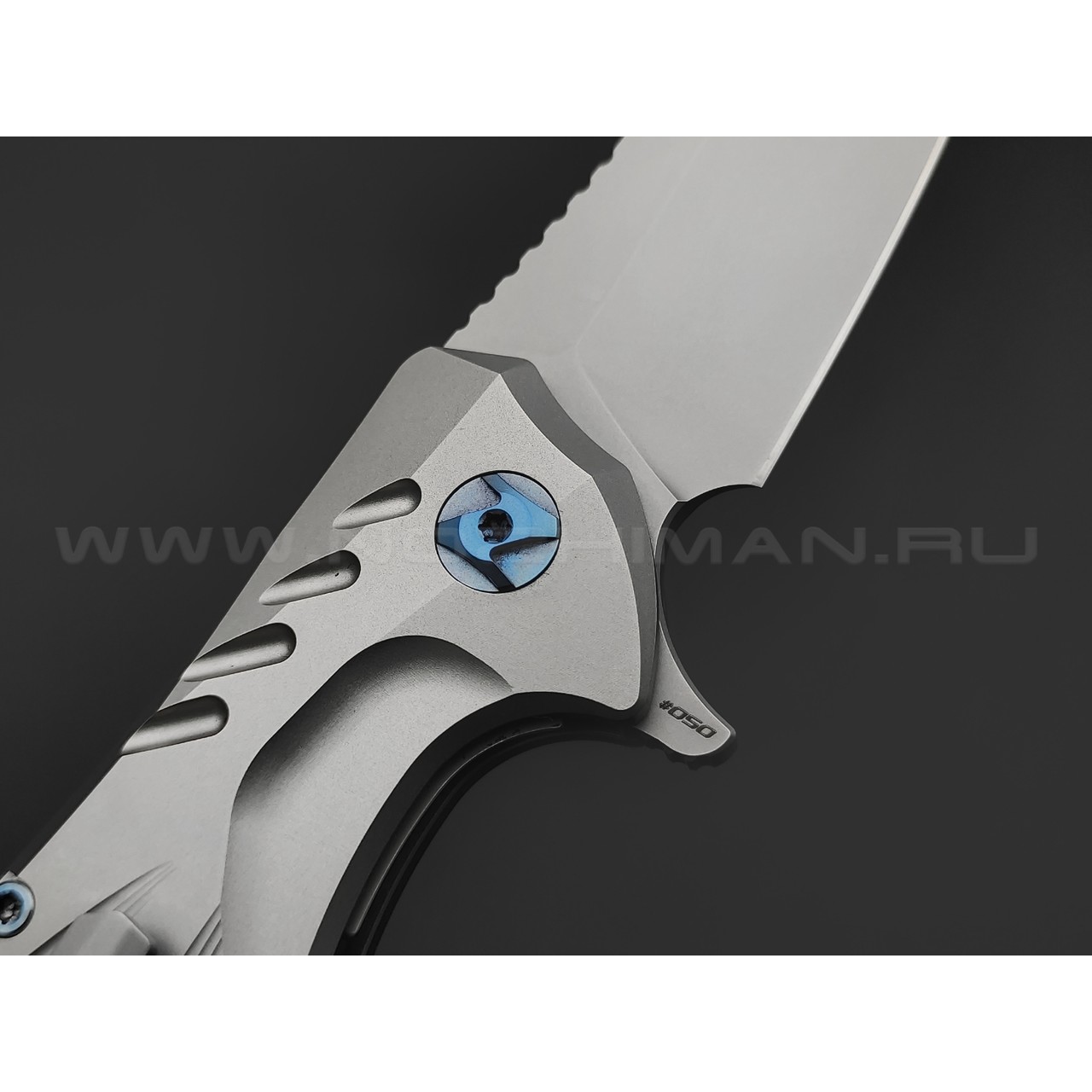 Knife Tech нож Pegasus Ограниченная Серия сталь M390, рукоять Титан TC4 серый