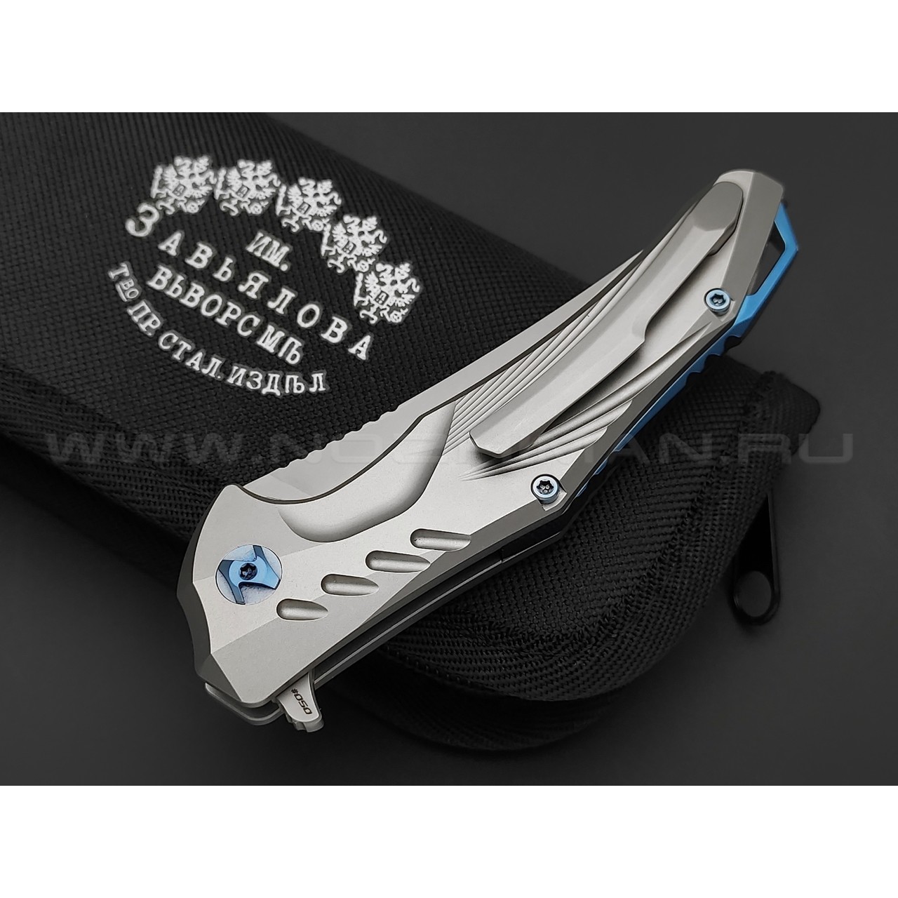 Knife Tech нож Pegasus Ограниченная Серия сталь M390, рукоять Титан TC4 серый