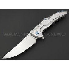 Knife Tech нож Pegasus Limited Edition сталь M390, рукоять Titanium TC4 grey