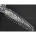 Neyris Knives складной нож ТаоРан WT сталь CPM Magnacut, рукоять Titanium, steel, травление Николая Ежелева