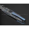 Neyris Knives складной нож ТаоРан WT сталь CPM Magnacut, рукоять Titanium, steel, травление Николая Ежелева