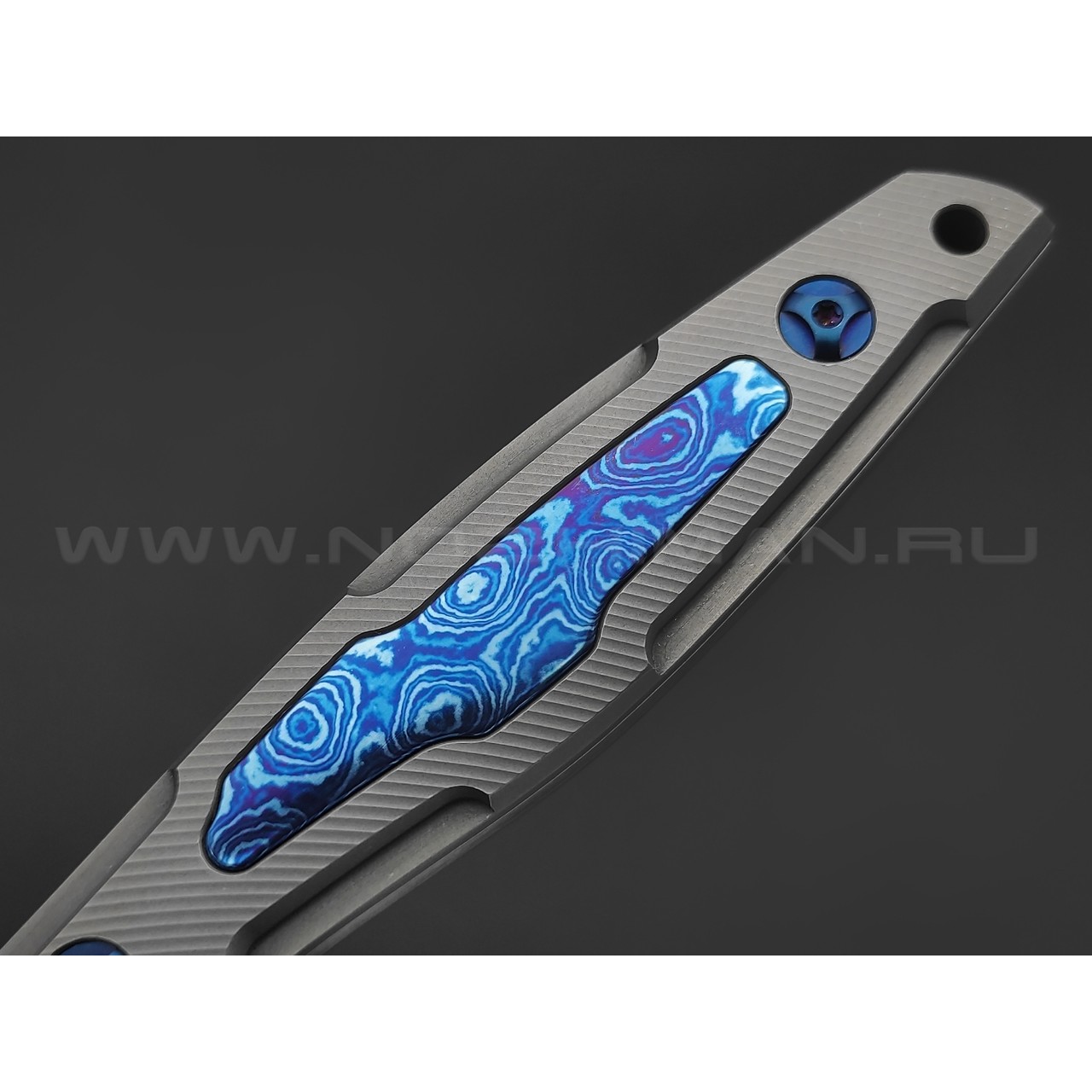 Neyris Knives нож ТехноПерс сталь CPM Magnacut, рукоять Titanium, timaskus