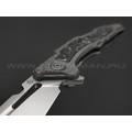 Neyris Knives складной нож Химера-2 №4 сталь CPM 3V, рукоять Titanium, carbon fiber dark matter silver Neyris Knives складной нож Химера-2 №4 сталь CPM 3V, рукоять Titanium, carbon fiber dark matter silver
