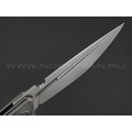 Neyris Knives складной нож Химера-2 №4 сталь CPM 3V, рукоять Titanium, carbon fiber dark matter silver Neyris Knives складной нож Химера-2 №4 сталь CPM 3V, рукоять Titanium, carbon fiber dark matter silver