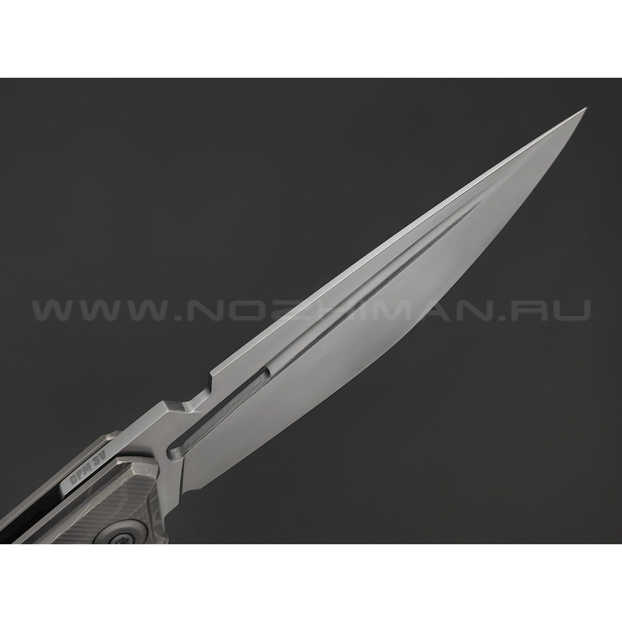Neyris Knives складной нож Химера-2 №4 сталь CPM 3V, рукоять Titanium, carbon fiber dark matter silver