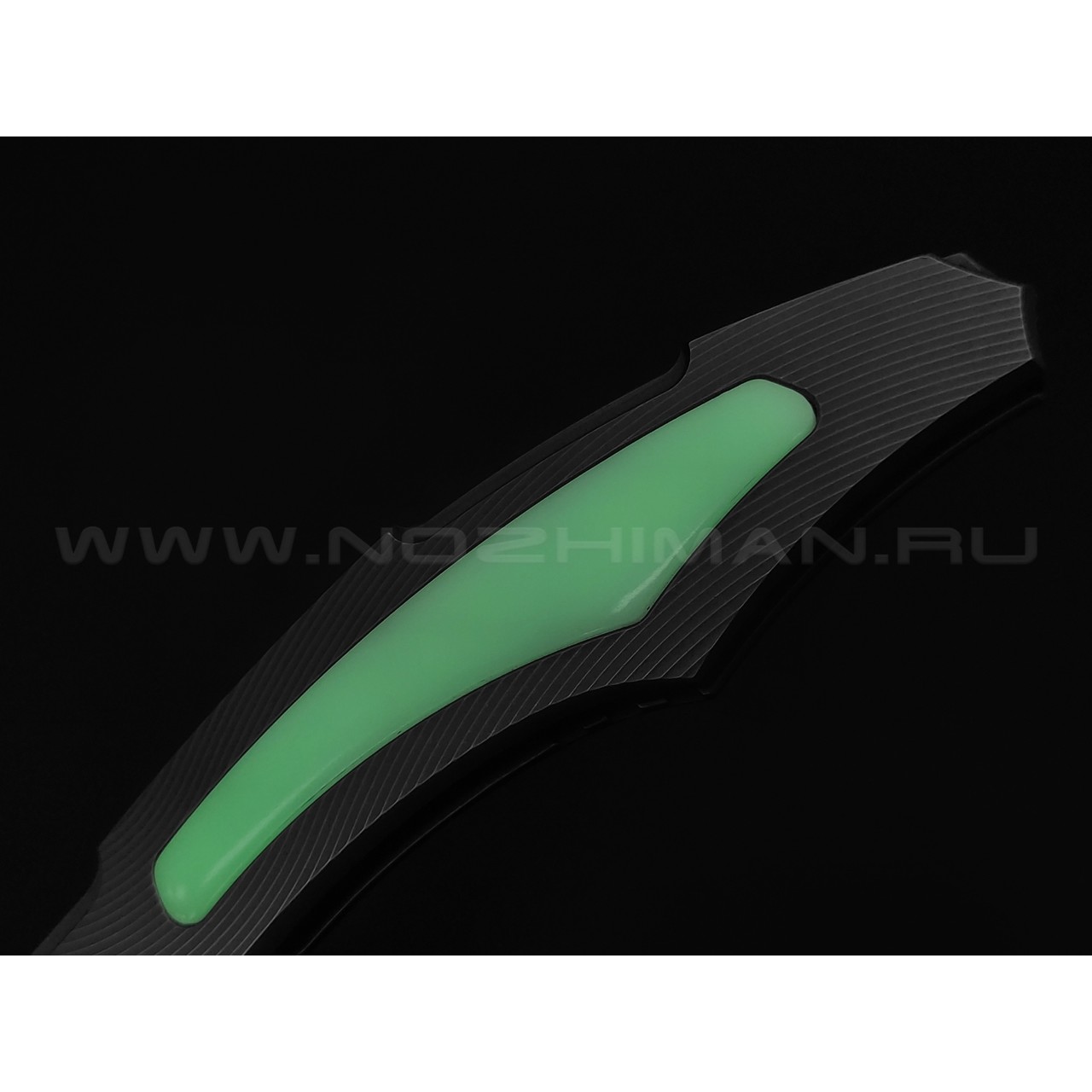 Neyris Knives складной нож Toa сталь CPM 3V, рукоять Titanium, moonglow, травление Николая Ежелева