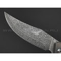 Neyris Knives складной нож Toa сталь CPM 3V, рукоять Titanium, moonglow, травление Николая Ежелева