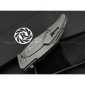 Neyris Knives складной нож Toa сталь CPM 3V, рукоять Titanium, moonglow, травление Николая Ежелева