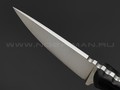 Волчий Век нож МасичЬка Custom Mod. сталь N690 WA satin, рукоять G10 black