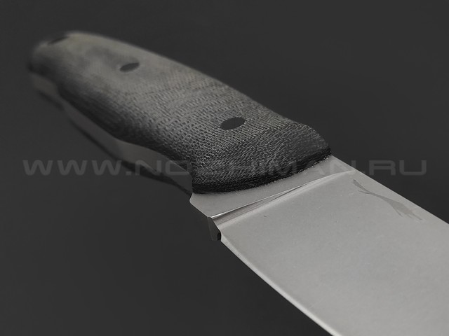 Волчий Век нож Mark-II сталь PGK WA stonewash, рукоять Micarta grey