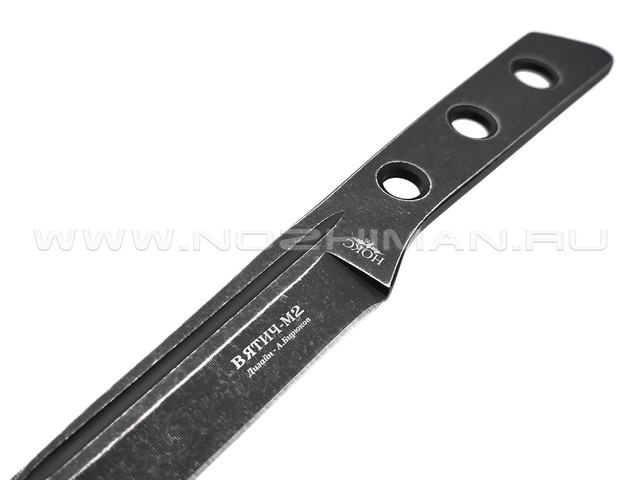 Нокс нож спортивный Вятич-М2 711-550026 сталь 420 blackwash, рукоять Сталь