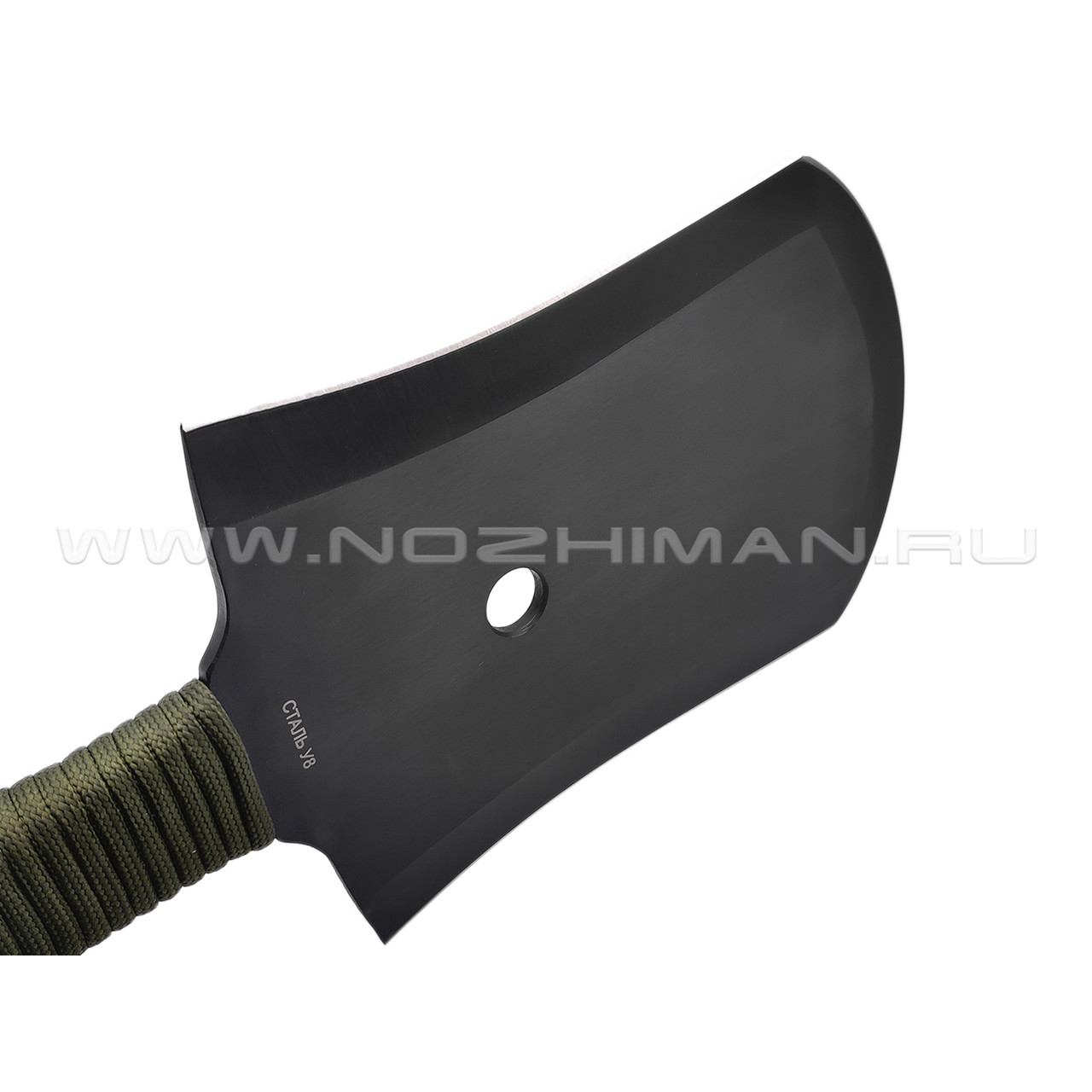 Нокс лопата Сапер У 901-610719 сталь У8 black, рукоять Paracord olive