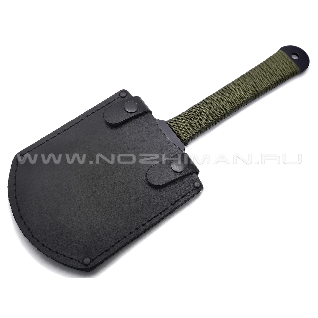 Нокс лопата Сапер У 901-610719 сталь У8 black, рукоять Paracord olive