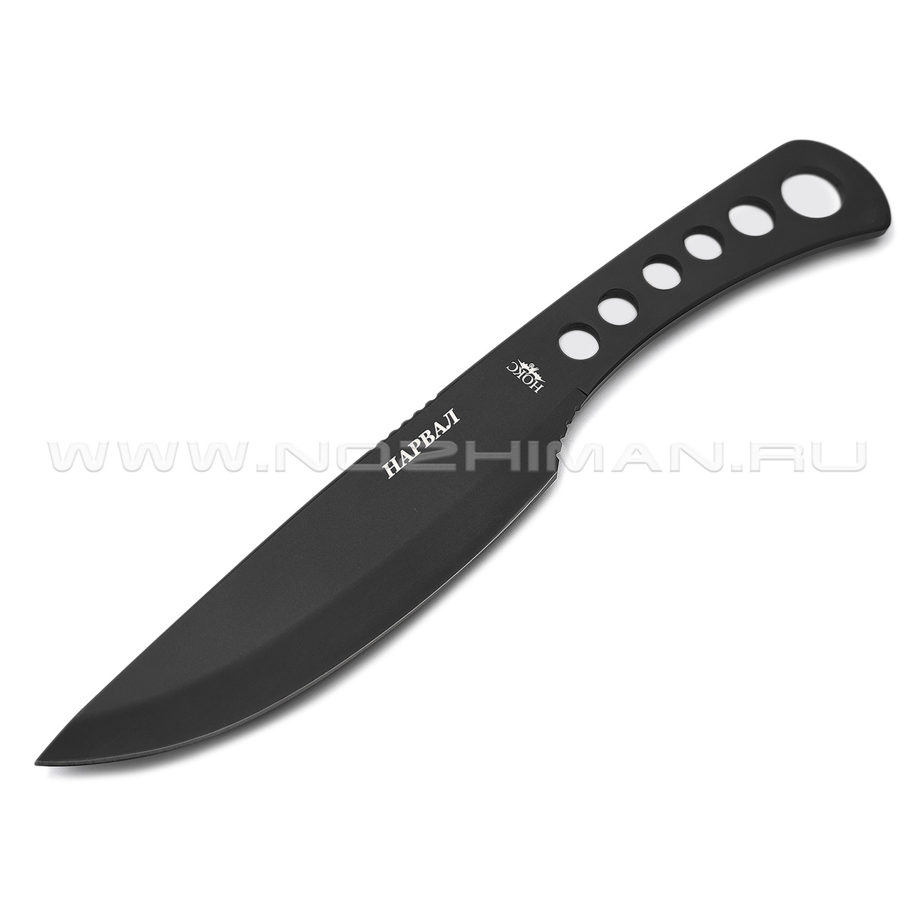 Нокс нож спортивный Нарвал 706-720024 сталь 50Х14МФ black, рукоять Сталь