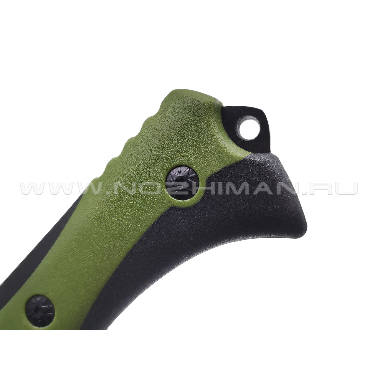 Нокс нож-мачете Тайга-Н 812-480621 сталь Aus-8 black, рукоять ABS green, Elastron black