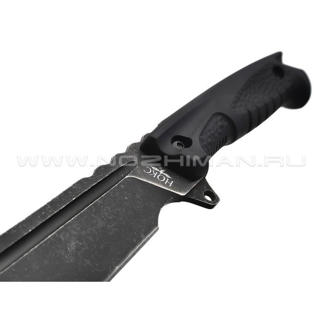 Нокс нож Атлант-3 606-589821 сталь Aus-8 блэквош, рукоять Elastron black