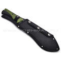 Нокс нож-мачете Тайга-Н 812-480621 сталь Aus-8 black, рукоять ABS green, Elastron black