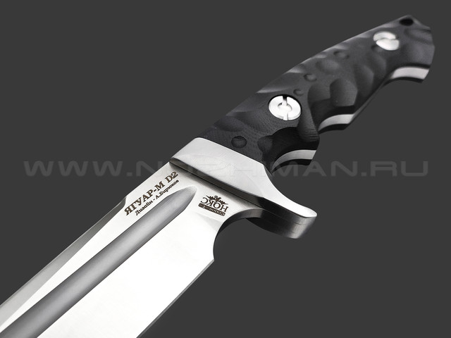 Нокс нож Ягуар-М 602-100426 сталь D2 satin, рукоять G10 black