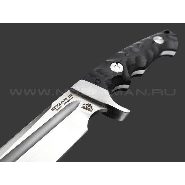 Нокс нож Ягуар-М 602-100426 сталь D2 satin, рукоять G10 black