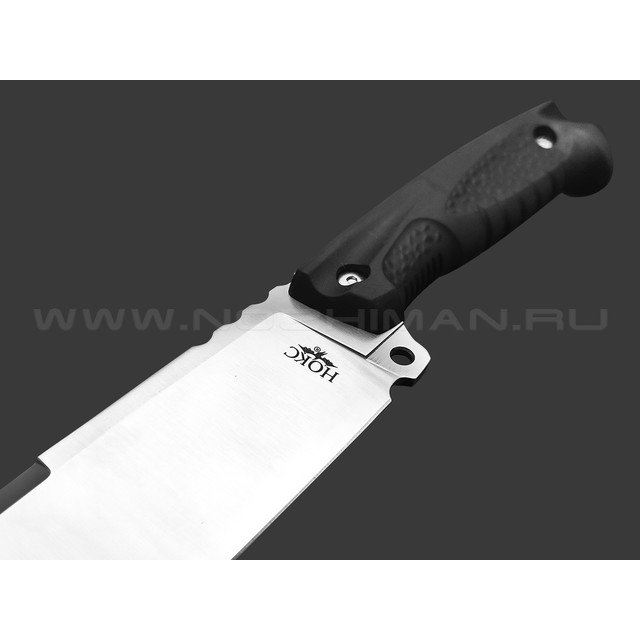 Нокс нож Марс 608-101821 сталь D2 satin, рукоять Elastron black