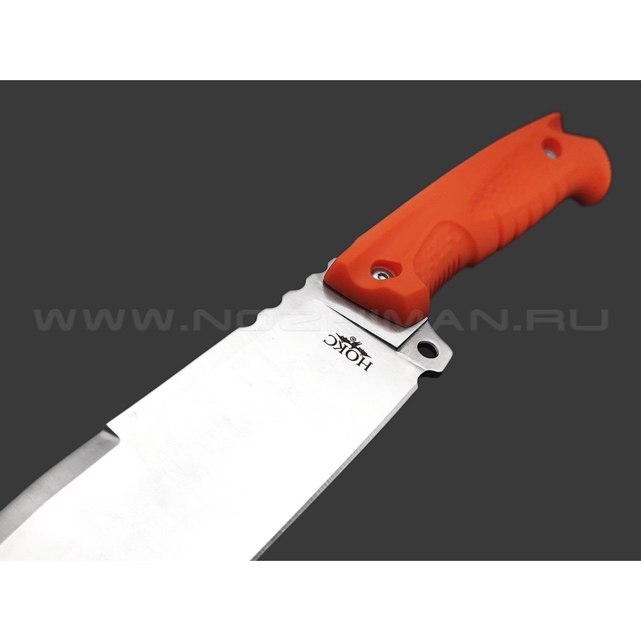 Нокс нож Марс 608-109821 сталь D2 satin, рукоять Elastron orange