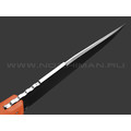 Нокс нож Марс 608-109821 сталь D2 satin, рукоять Elastron orange Нокс нож Марс 608-109821 сталь D2 satin, рукоять Elastron orange