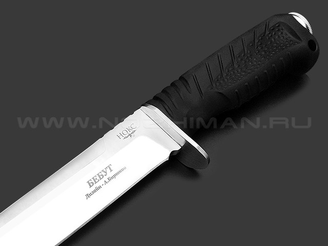 Нокс нож-мачете Бебут 832-188821 сталь Aus-8 satin, рукоять Elastron black