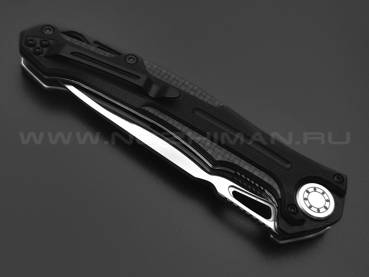 Нокс складной нож Фантом 338-107406 сталь D2 satin, рукоять G10 black
