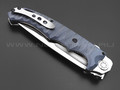 Нокс складной нож Кугуар 332-109406 сталь D2 satin, рукоять G10 grey