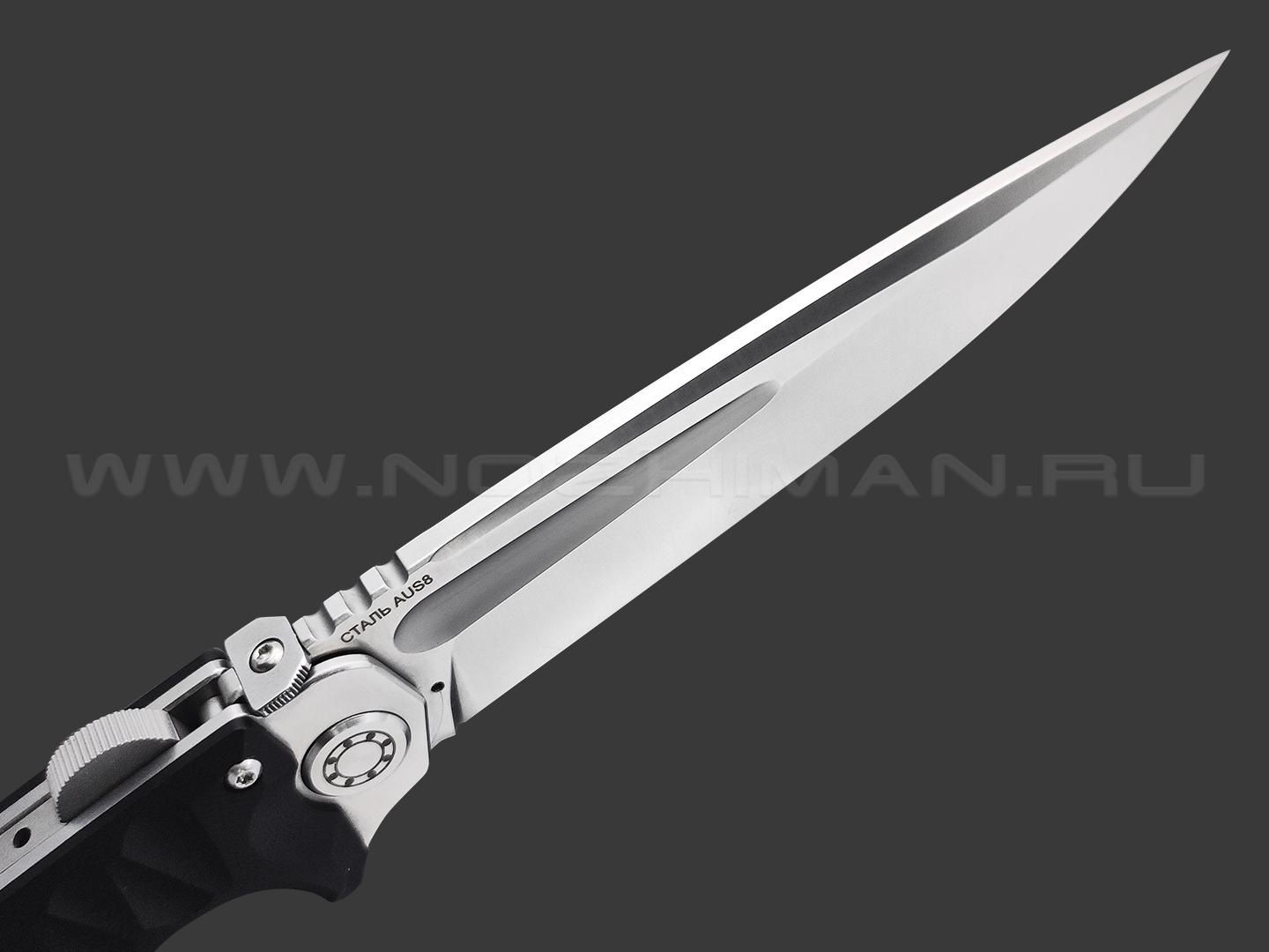 Нокс складной нож Кугуар 332-189406 сталь Aus-8 satin, рукоять G10 black