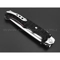 Нокс складной нож Кугуар с толкателем 332-107406 сталь D2 satin, рукоять G10 black