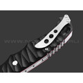 Нокс складной нож Кугуар с толкателем 332-107406 сталь D2 satin, рукоять G10 black