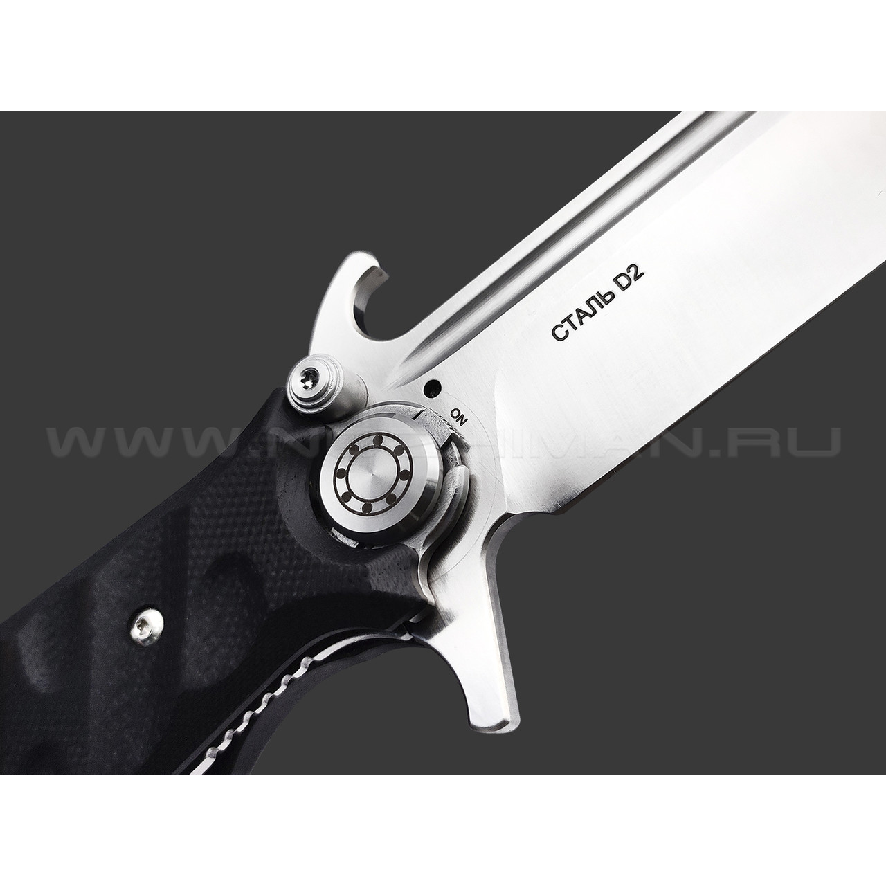 Нокс складной нож Финка-С 342-100406 сталь D2 satin, рукоять G10 black