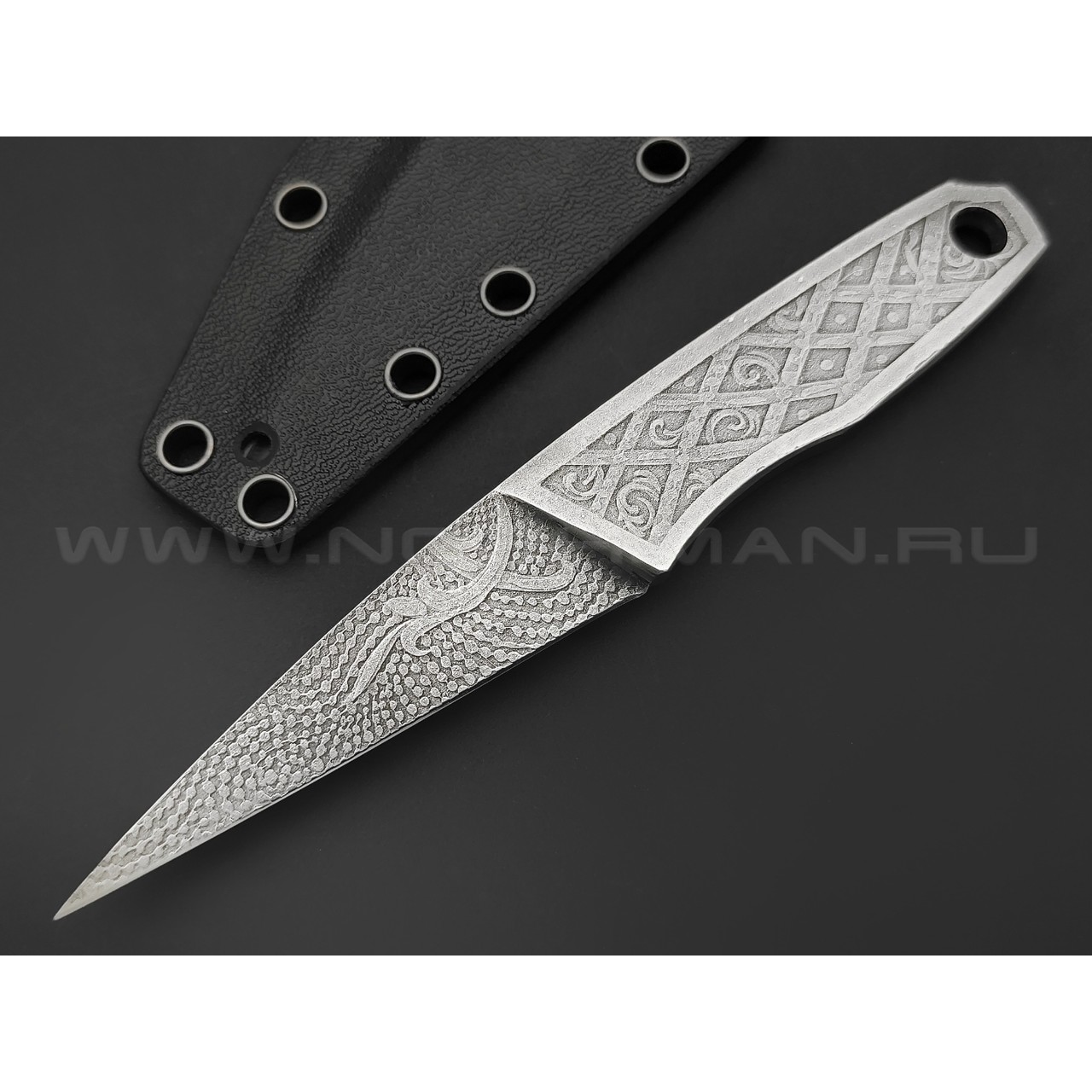 Волчий Век нож скелетный Сечень Custom сталь PGK WA травление, рукоять Сталь