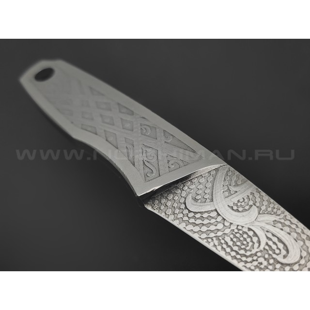 Волчий Век нож скелетный Сечень Custom сталь PGK WA травление, рукоять Сталь