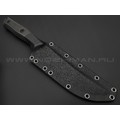 Волчий Век нож Тезис Tactical Edition сталь Elmax WA satin, рукоять Carbon fiber, G10 red