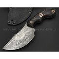 Волчий Век нож Сектор 2.0 Custom сталь N690 WA травление, рукоять G10 black & brown, мозаичные пины Волчий Век нож Сектор 2.0 Custom сталь N690 WA травление, рукоять G10 black & brown, мозаичные пины