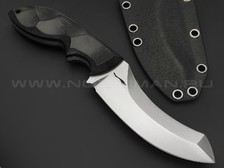 Волчий Век нож Кондрат 10 сталь 95х18 WA satin, рукоять Micarta black, пины карбон