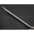 Волчий Век нож НДК 17 Custom сталь PGK WA травление, рукоять Кость моржа, титан, мозаичный пин