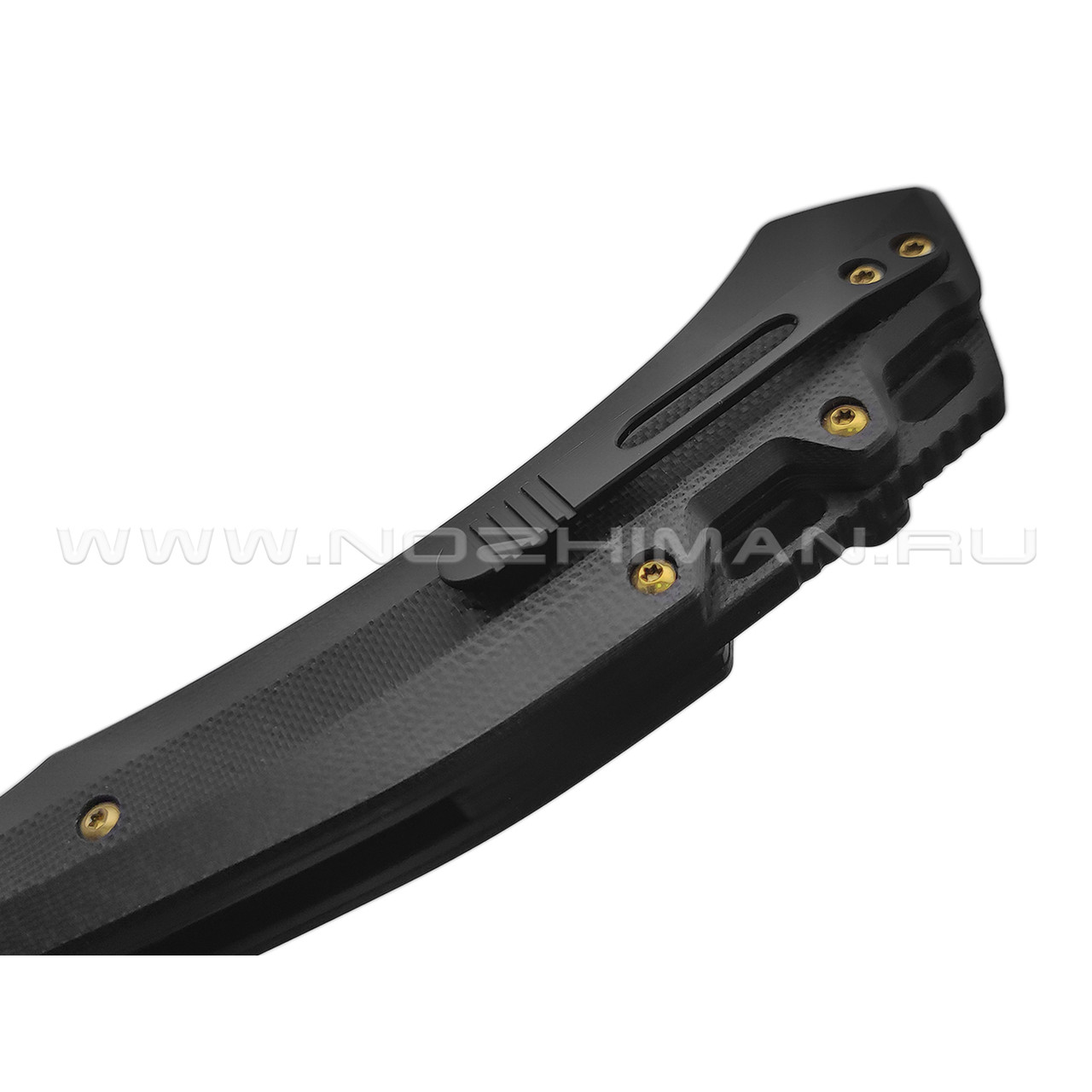 Нокс складной нож Нукер 347-780406 сталь Aus-8 black, рукоять G10 black