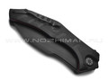 Нокс складной нож Мангуст-2 336-708406 сталь D2 black, рукоять G10 black