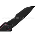 Нокс складной нож Мангуст-2 336-708406 сталь D2 black, рукоять G10 black