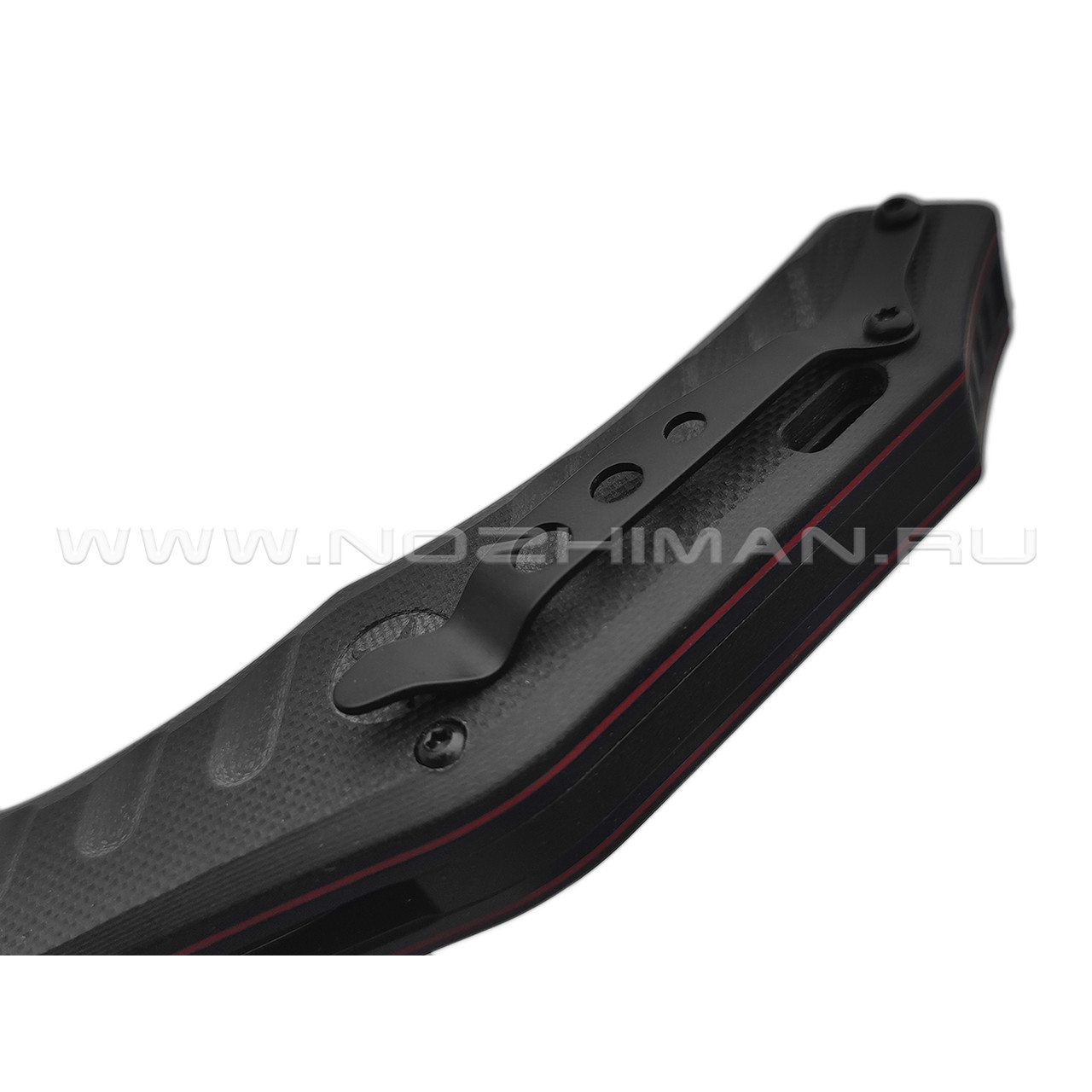 Нокс складной нож Мангуст-2С 337-708406 сталь D2 black, рукоять G10 black
